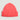 BONNET ROBERT MACKIE KIDS FLUORO LAMBSWOOL BARRA HAT NEON ORANGE