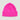 BONNET KIDS FLUORO LAMBSWOOL BARRA HAT NEON PINK