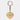 PORTE-CLE CARHARTT WIP HEART KEYCHAIN GOLD