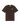 T-shirt Record Les Deux marron foncé à manches courtes avec motif bleu 'Official Home Court'.