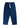 Pantalon Relaxed Bleu de Chine avec taille élastique et cordon blanc, poches avant. Vue de face sur fond blanc.