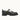 Chaussures Babies RADE OAK TR Noir KLEMAN en cuir grainé avec boucle, semelle crantée et surpiqûres blanches.