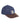 Casquette Six Panel Stanton OLOW en jean bleu avec visière en velours côtelé marron et patch logo sur le devant.