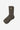 Chaussettes Carhartt WIP Chase gris foncé avec logo Carhartt jaune.