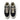 CHAUSSURES STEPNEY WORKERS CLUBS S-STRICK SUEDE BLACK WHITE