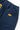Classic Chef Pants by Service Works in dark blue, showing the back pocket with the brand logo and elastic waistband.