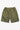Classic Chef Shorts | Service Works in olive green, featuring an elastic waist with drawstring and front patch pockets.