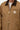 Carhartt WIP Veste Detroit Hamilton Brown marron avec col en velours côtelé marron et fermeture éclair dorée, logo.
