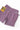 Service Works Gardener Shorts in purple, featuring an elastic waistband, side pockets, and drawstring adjustable hems.