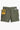 Service Works Gardener Shorts in olive green with elastic waistband and brand tags. Comfortable and practical utility shorts.