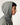 Homme portant un hoodie Homecore Terry gris-vert texturé avec cordon à embouts rouges et un pantalon bleu foncé.