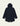 Parka Matelassée Les Deux bleu marine avec capuche, poches frontales et fermeture boutonnée/zippée.