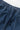 Service Works Pinstripe Denim Chef Pants, close-up of blue and white striped fabric with elastic waistband and drawstring