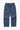 Service Works Pinstripe Denim Chef Pants in blue with white vertical stripes, elastic waist, and drawstring tie.
