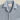 Chemise Portuguese Flannel Agora Pastel Blue, texture bleu ciel et blanc, col cubain.