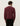 Dos d'homme portant le Polo Signature Maille ML Les Deux bordeaux à rayures blanches, avec un pantalon en velours côtelé.