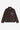 Carhartt WIP Prentis Liner Palisander / Noir, veste polaire marron foncée avec fermeture éclair et poches noires.