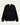 Pull Youri Col Rond Nitto Knitwear noir uni, en maille tricotée sur fond beige clair.