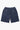 Service Works Seersucker Chef Shorts in dark blue, featuring an elastic drawstring waist and front patch pockets.