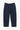 Dark blue seersucker Part Timer Pants by Service Works, featuring a relaxed fit and pleated front, displayed on a white background.