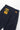 Back view of navy blue Seersucker Part Timer Pants by Service Works, featuring brand tags and textured fabric.