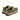 Sneakers GRANITE 2 VM3 Vert KLEMAN en daim vert, semelle épaisse beige et noire, lacets orange et noirs.