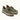Sneakers GRANITE 2 VM3 Vert KLEMAN en daim vert, semelle beige et lacets orange, sur fond blanc.