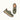 Sneakers KLEMAN GRANITE 2 VM3 Vert en suède, avec lacets orange et semelle crantée beige/noire.