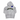 Sweat à capuche Champion Reverse Weave gris avec patch logo collège vert ISCIACUS, vue de face
