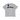 T-shirt Champion gris avec patch logo collège vert ISCIACUS et logo C sur la manche, vue de face