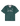 T-shirt Les Deux Mesh Check vert foncé et noir à motif damier, col en V, logo brodé en blanc.