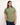 T-shirt Pictural OLOW vert olive uni pour homme, manches courtes, porté avec un jean bleu, sur fond blanc.