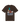 Dos du T-shirt Record Les Deux marron, avec motif graphique coloré : tourne-disque, plante, lampe et texte 'Official Home Court'.