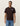 T-Shirt Record Les Deux brun pour homme avec logo bleu, porté avec un jean bleu.