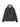 Veste à capuche zippée Carhartt WIP Car-Lux Raven vert foncé, avec doublure capuche grise, poche kangourou et logo.