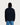 Vue arrière de la Veste Majic Bio Dark Navy de HOMECORE, portée avec un jean bleu.
