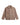 Veste r&eacute;versible laine Swit Salt HOMECORE Henna Brown, une veste marron boutonn&eacute;e avec col et poches plaqu&eacute;es.