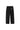 Carhartt WIP Walton Pant in black, back view, with elastic waistband and logo patch on the back pocket.