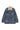 Warren Chore Coat Blue Dusty Brown | Carhartt WIP. Blue denim jacket with tan corduroy collar, four front pockets, and buttons.