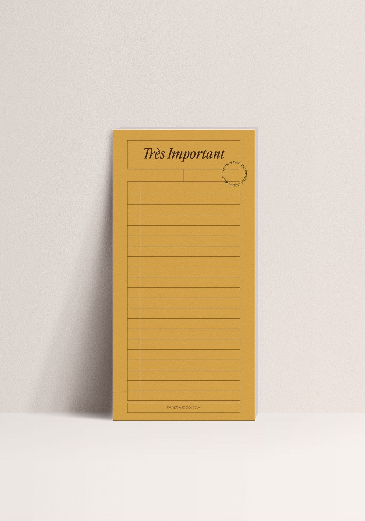 Bloc Note TRÈS IMPORTANT – ISCIACUS STORE